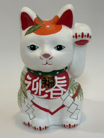 招き猫　正月