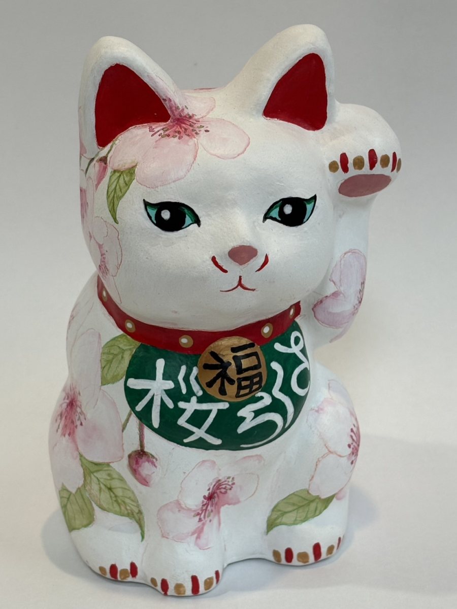 招き猫 桜 壱