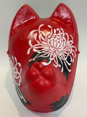 狐面　赤菊